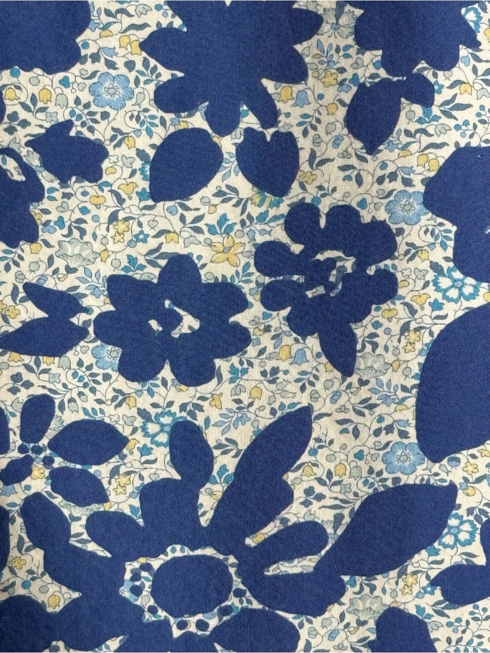 Frank & Eileen Navy and White Floral Button-Down Shirt M - Frank Style - Picture 2 of 11